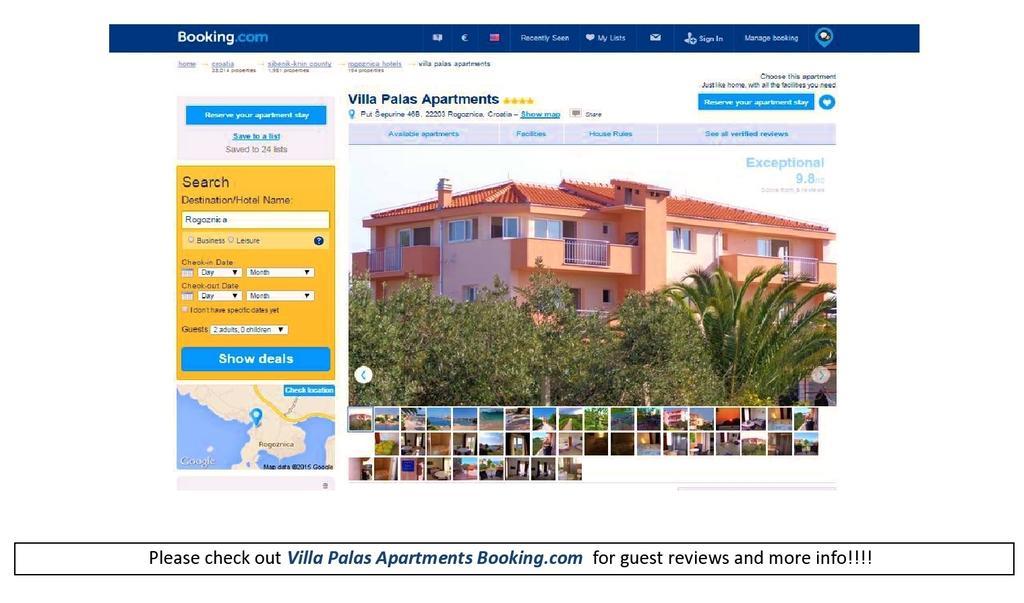 Villa Palas Apartments 2 ロゴズニッツァ エクステリア 写真
